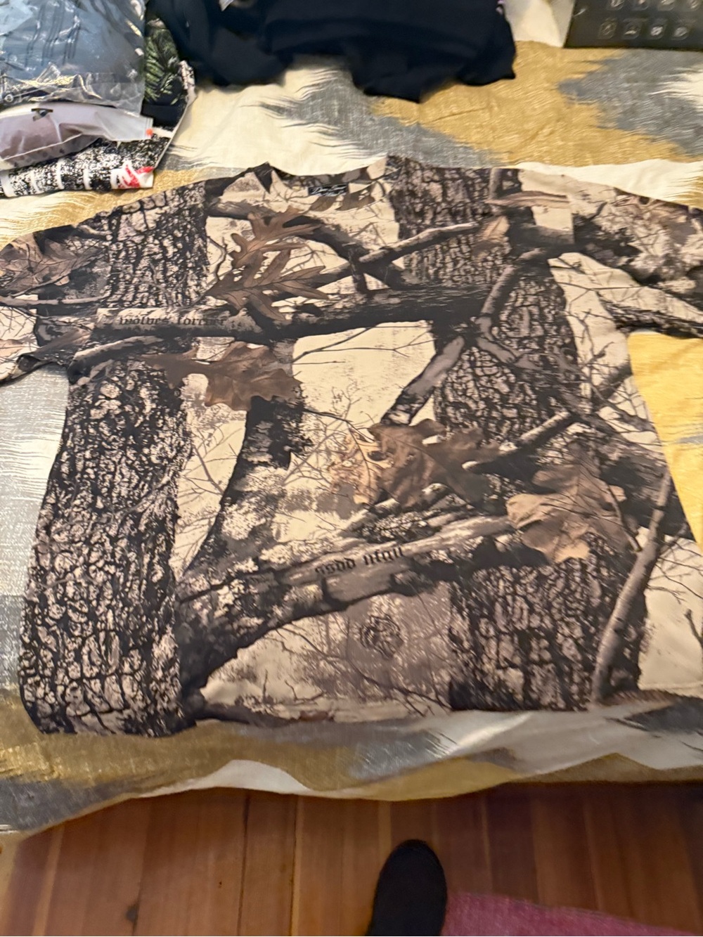 Darc Sport Men's Short-Sleeve Camo Tee in Brown and Tan size 2X - Picture 2 of 4